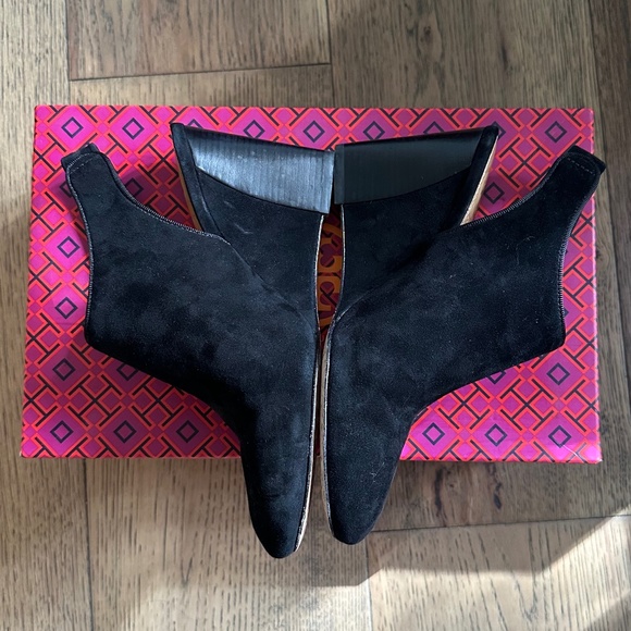 Tory Burch Marisa Open Back Wedge Bootie - Picture 4 of 10